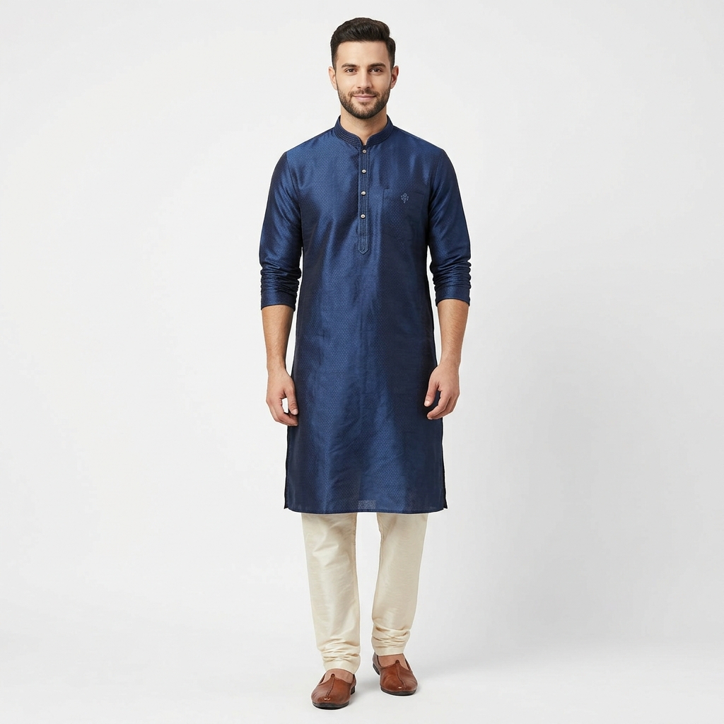 Premium Men's Silk Kurta